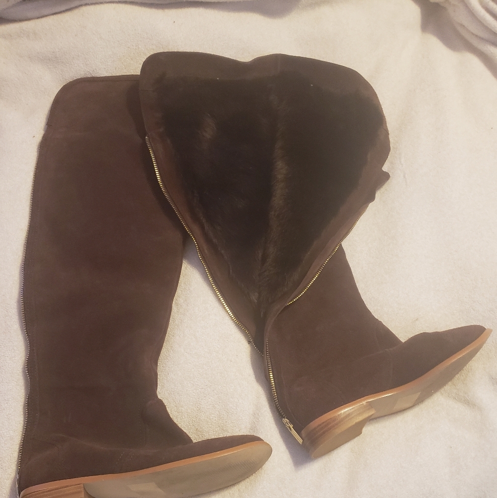 Brown Over-the-Knee Boots